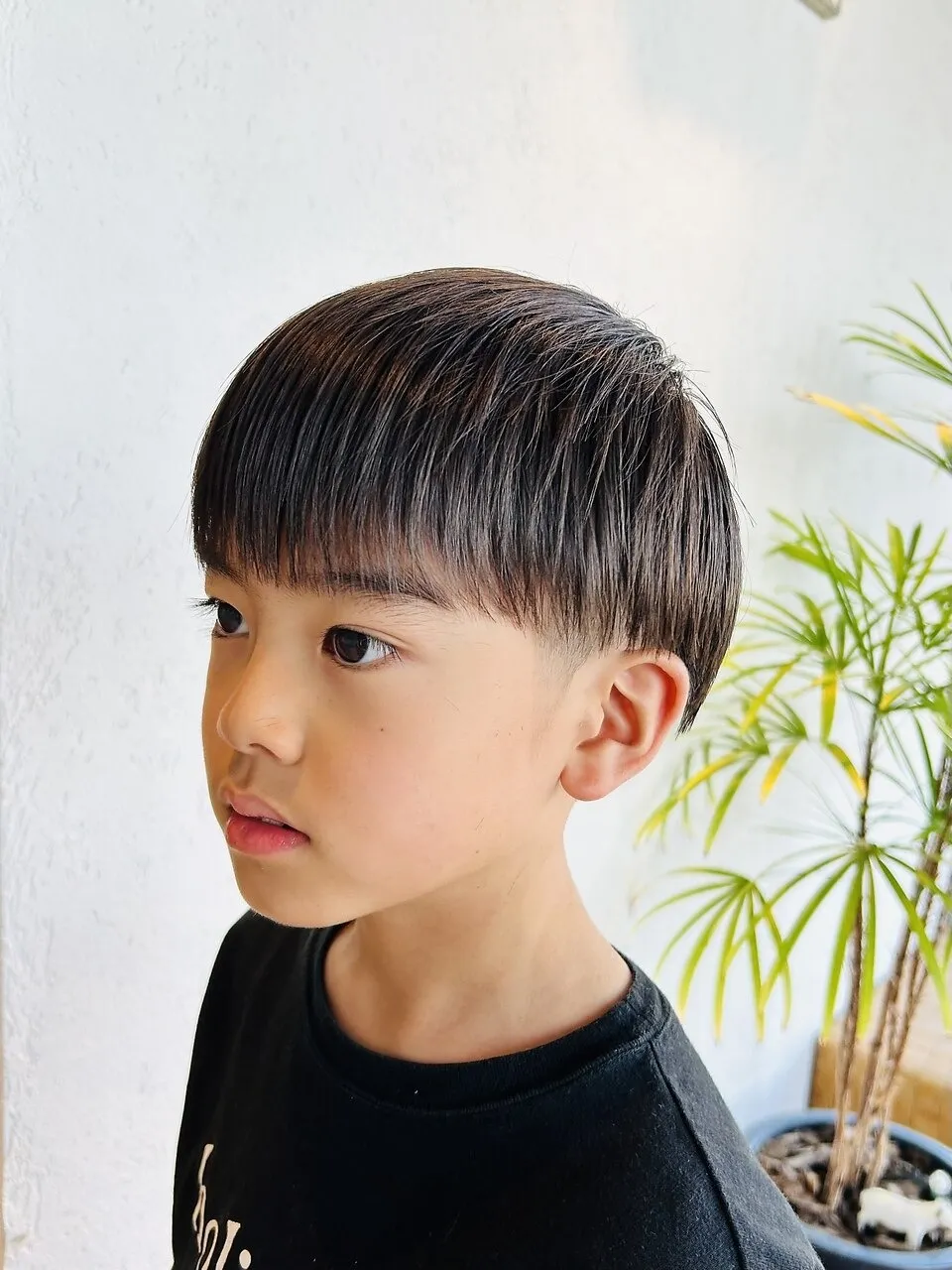 【Mr.BABY/岡山市】キッズカット男の子 ショートマッシュ